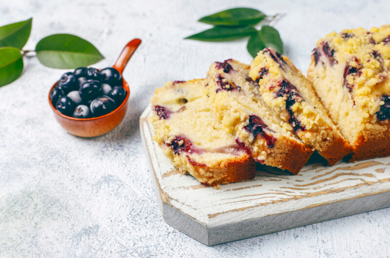 Gluten-Free Lemon Blueberry Bread (Dairy-Free)