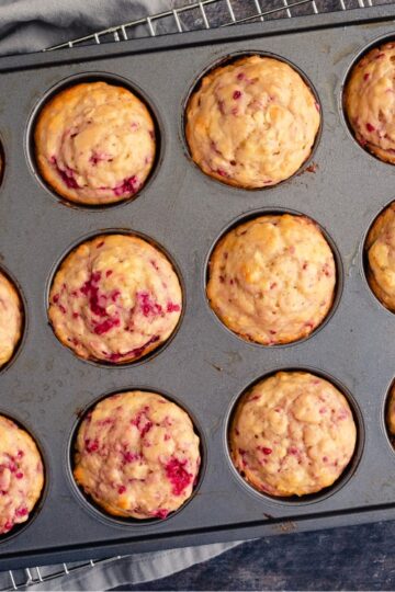 Easy Gluten-Free Lemon Raspberry Muffins