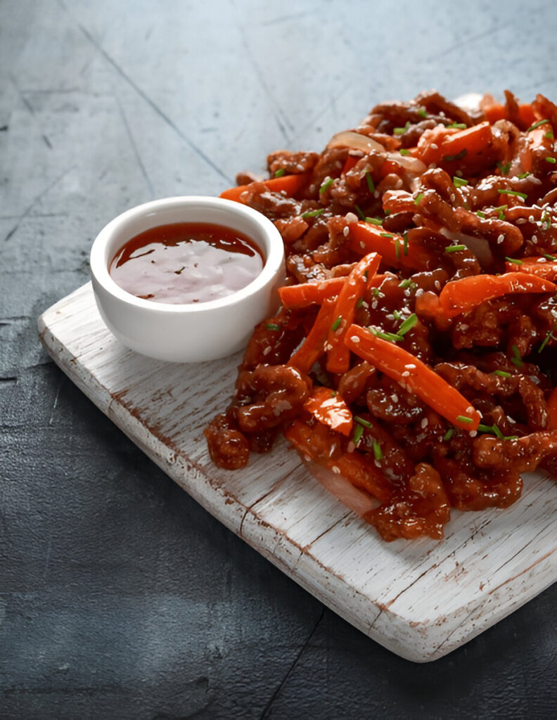 Air Fryer Crispy Chilli Beef Fake-Away-1